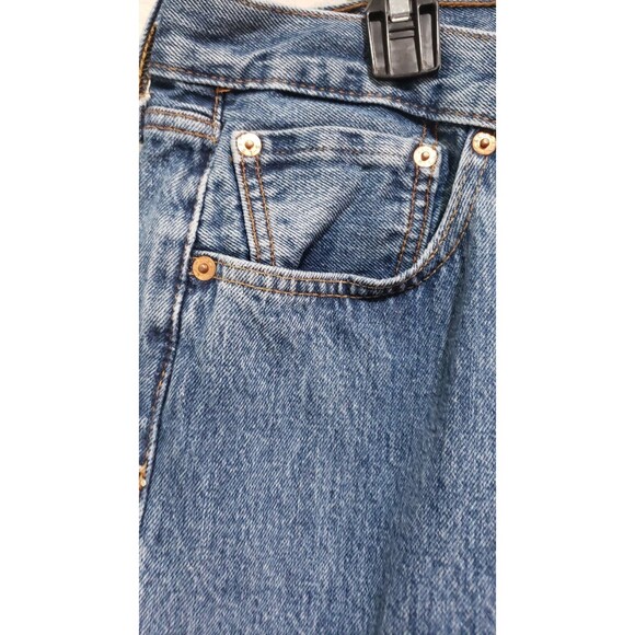 Levi's 501 Jeans Mens 90's Light Blue Button Fly Denim Size 36x30 - Picture 3 of 7